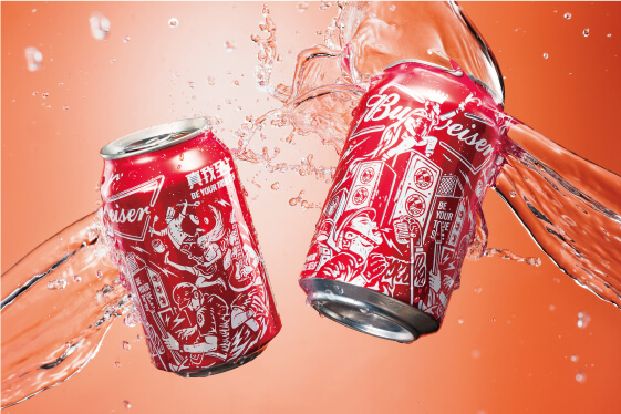 Budweiser 百威啤酒 產品包裝設計